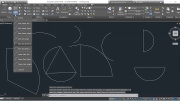 Lesson 4 of 50 Arc Command in Autocad For Mechanical Engineering