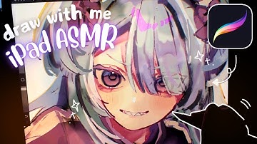 draw with me💎￤iPad  ASMR ￤digital art🎨 ￤procreate