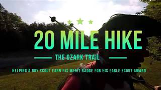 Hiking the Ozark Trail with a Boy Scout