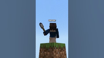 Could YOU survive on ONLY ONE Block in Minecraft? #minecraft #mcyt #oneblock