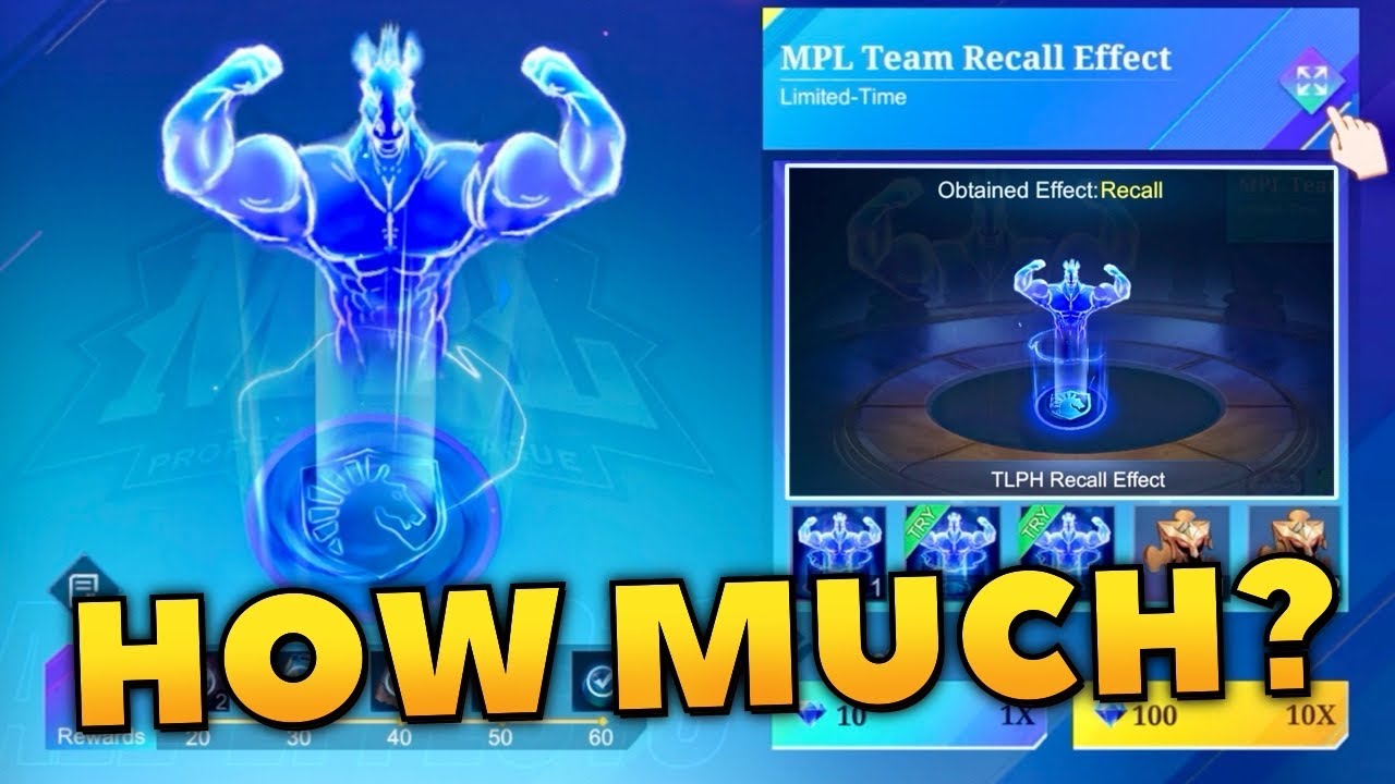 HOW MUCH IS THE PERMANENT MPL TEAM RECALL EFFECT? (TLPH RECALL EFFECT) - MLBB