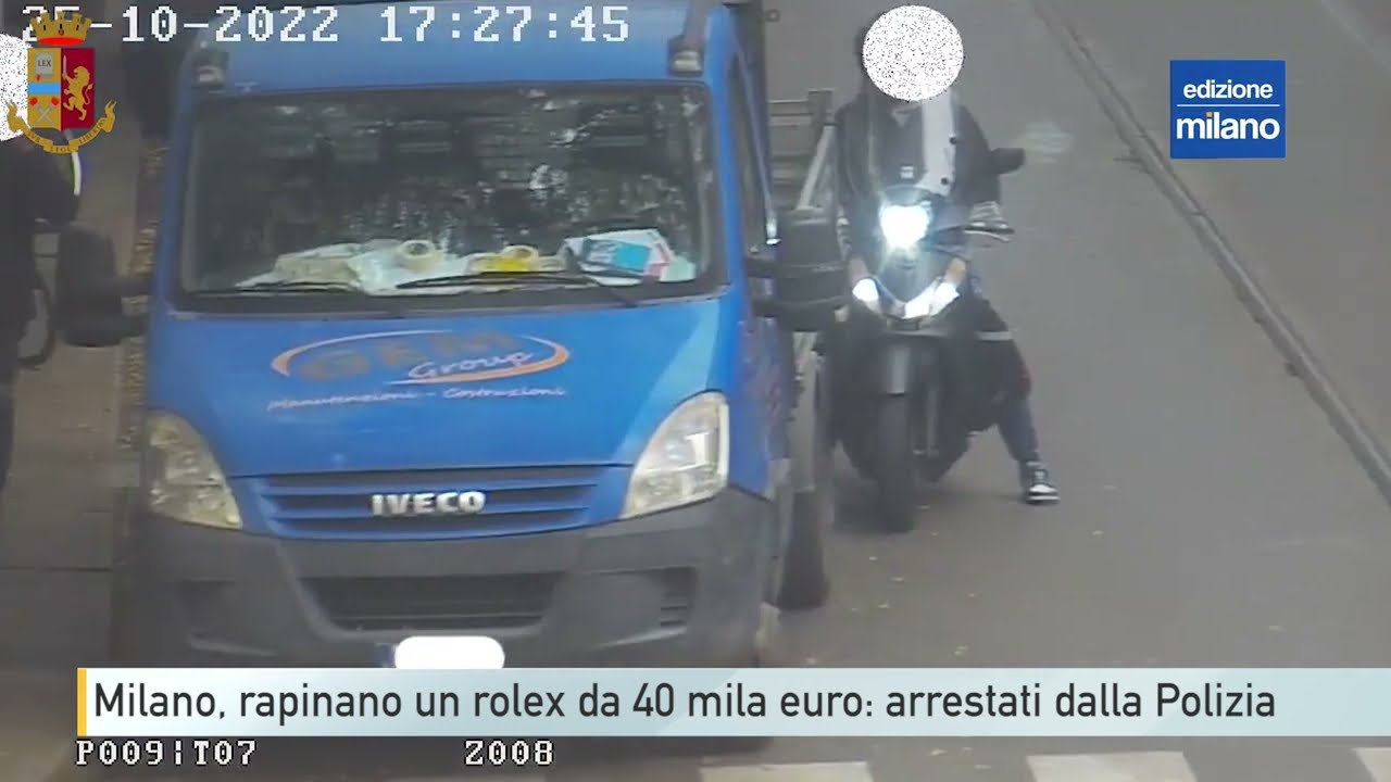 Milano, rapinano un rolex da 40 mila euro: arrestati dalla Polizia