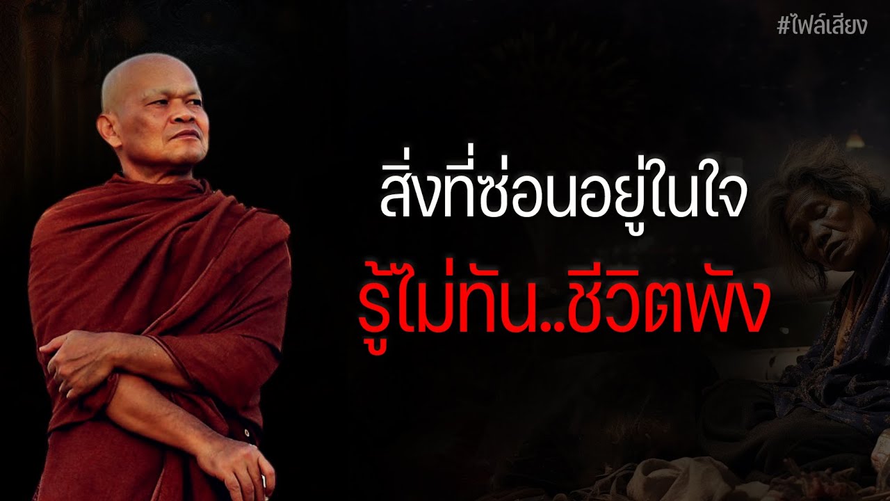 สิ่งที่ซ่อนอยู่ในใจ รู้ไม่ทัน..ชีวิตพัง #หลวงพ่อมานพ