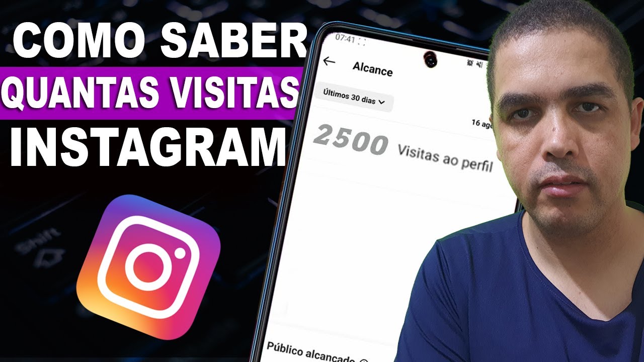 Como ver Quantas Visitas você teve no seu Perfil do Instagram - YouTube