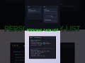 Personal Task Management #coding #webdevelopment #css #htmlcssjavascript