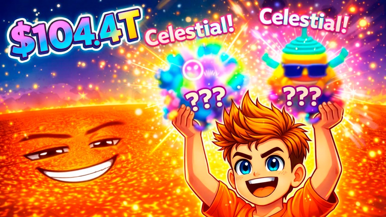 FIQUEI TRILIONÁRIO no SOBREVIVA À LAVA PRA BRAINROTS no ROBLOX😎🤑💰