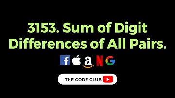 3153. Sum of Digit Differences of All Pairs - Leetcode Medium - DSA - Hashmap.