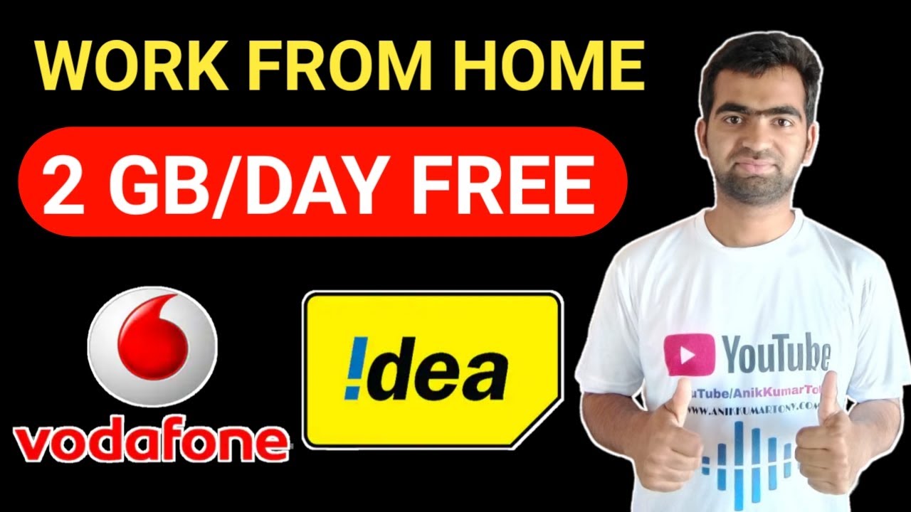 Idea, Vodafone Free 2GB Data Per Day | Idea, Vodafone Double Data Offer