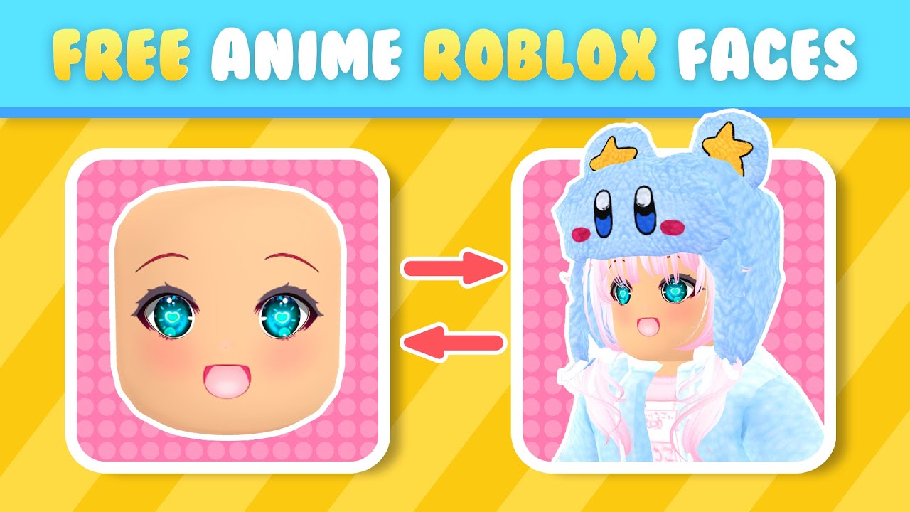 FREE Anime ROBLOX Faces Dynamic Heads ID Codes YouTube