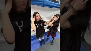 lisuna ensinando heewon como ser maromba #cottoncandy #lisuna #heewon #swetties #rpop 