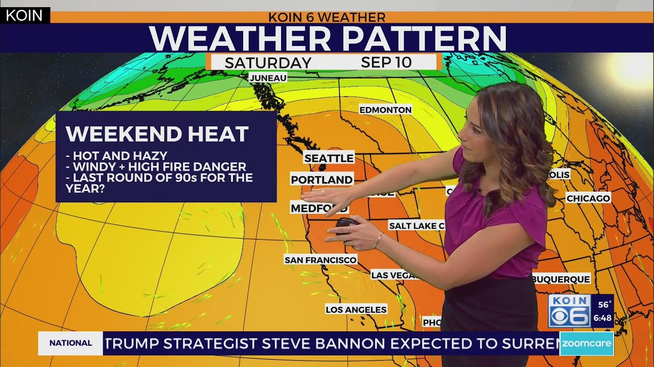 Weather forecast: Last stretch of 90s possible this weekend. Dangerous ...