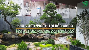 Sân vườn biệt thự 440m² với hồ cá Koi & bể bơi đẳng cấp tại Bắc Giang | Triệu Điền