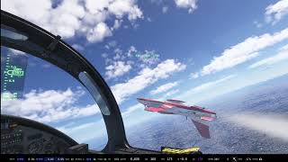 MSFS 背面飛行 Inverted Flight Formation Flight Training MSFS2024 with JoinFS / DCS MB-339