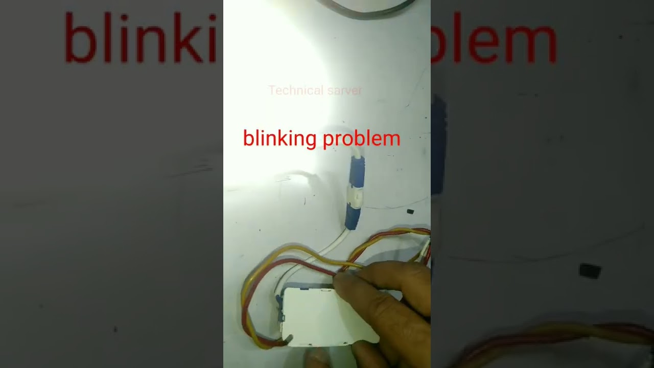 ceiling light blinking problem.ceilinglight ledlight shorts YouTube