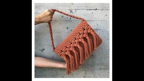 #shortyoutubevideo #trendy macrame Fringe Cotton bag ideas