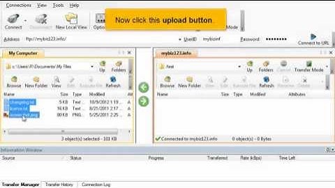 How to Upload Your Files Using WS_FTP (Flipper Host)