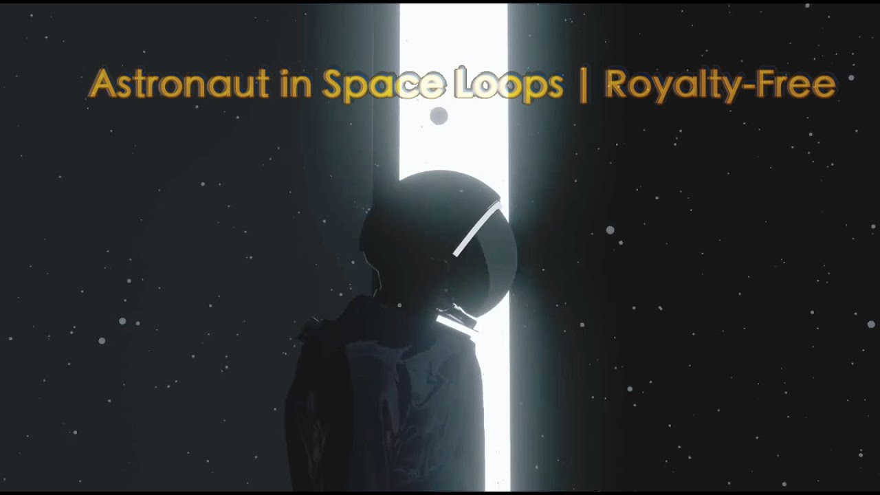Space Astronaut Loops In 4K Royalty Free Background Video Free Use ...