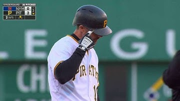 NYM@PIT: Stewart doubles down the line to add to lead