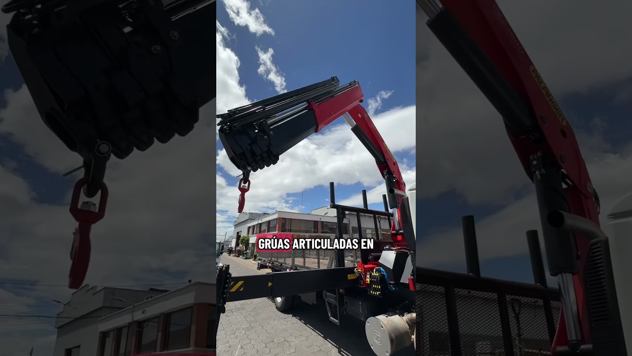 En Ecuador, encuentra las grúas articuladas Palfinger solo en Bagant.