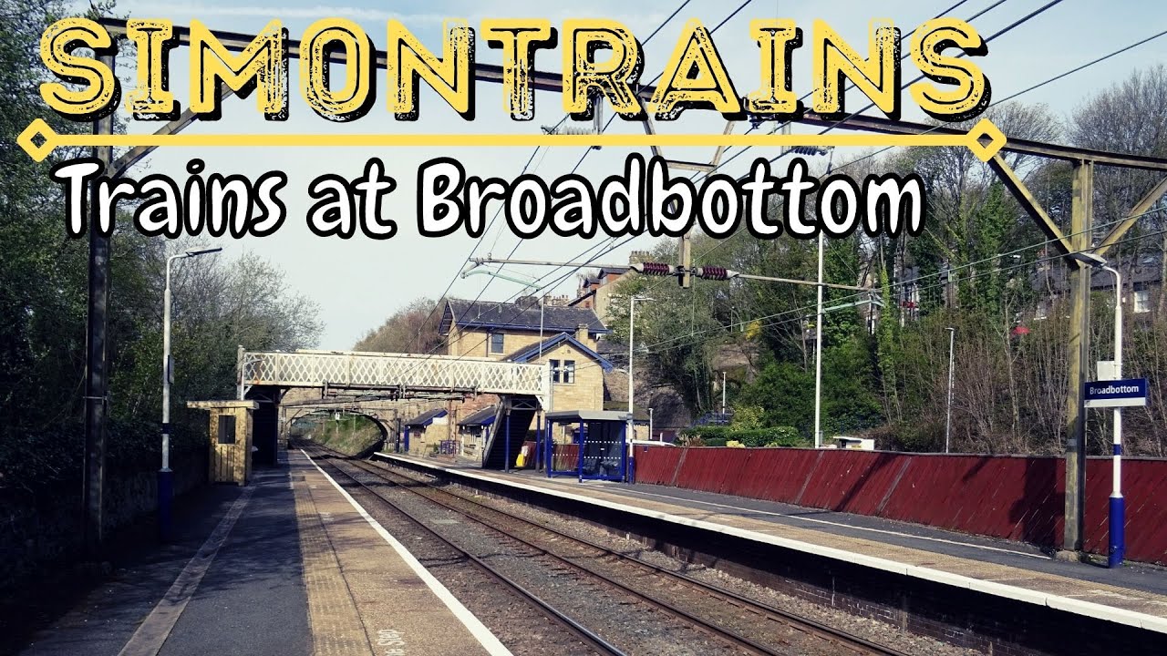 Trains at Broadbottom (26th April 2021)