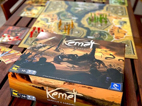 Kemet: Sangue e Sabbia - Unboxing & Setup - Pendragon Game Studio - Gioco da tavolo - Kickstarter