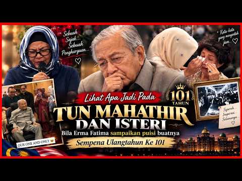 Lihat Apa Jadi Pada Tun Mahathir dan Isteri Bila Erma Fatima Deklamasikan Puisi Buatnya Ulangtahun