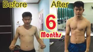 健身新手到健身房訓練的變化-第6個月(半年) Gym Workout 6 ...