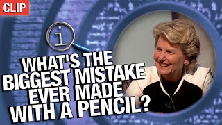 QI | What’s The Biggest Mistake Ever Made With A Pencil?