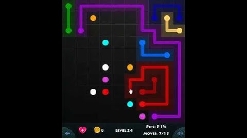 10 × 10 MANIA LEVEL 24 - FLOW GAME ON FACEBOOK Connect the dots