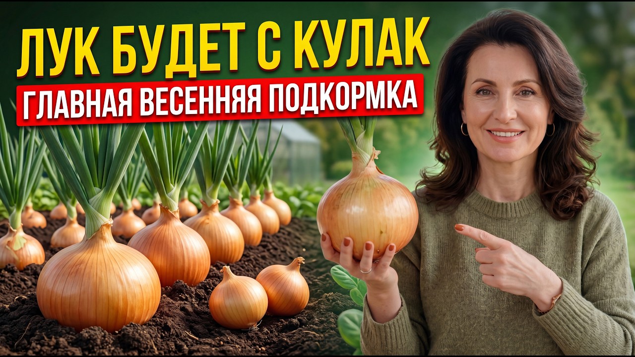ЛУК ЖЕЛТЕЕТ И НЕ РАСТЁТ? ДАЙ ЭТУ ПОДКОРМКУ — И БУДЕТ С КУЛАК