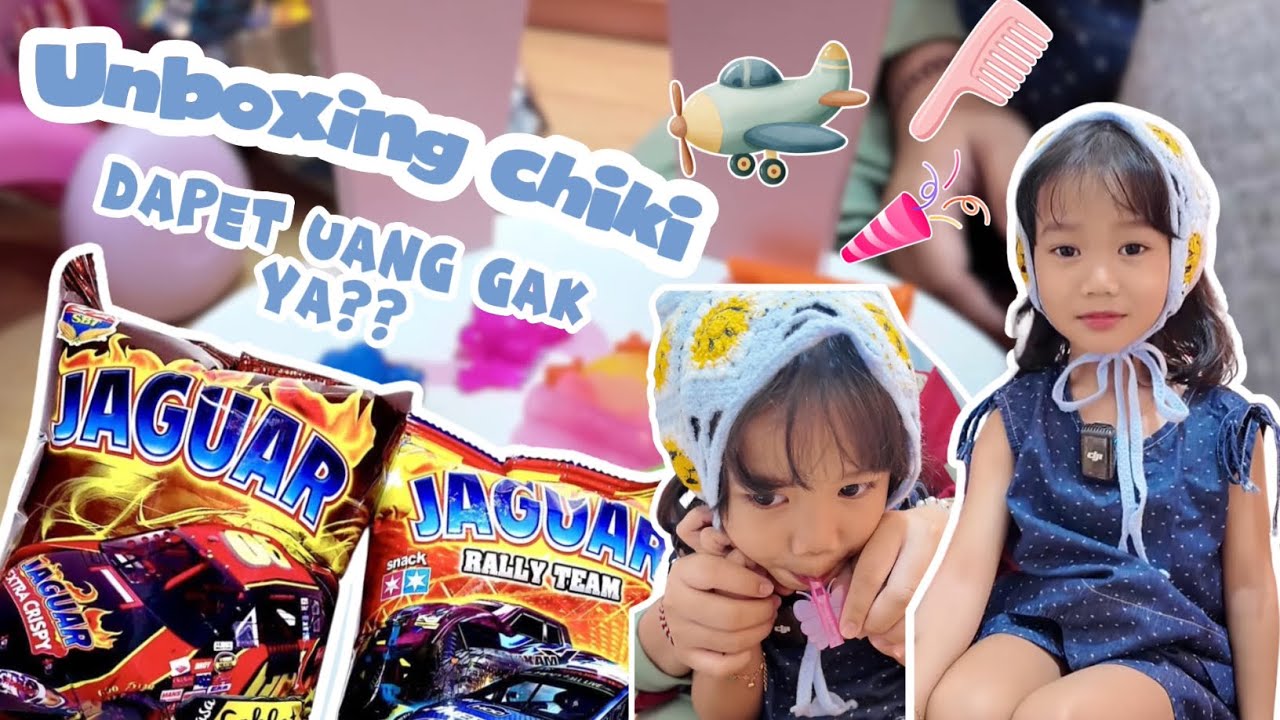 Unboxing Chiki Berhadiah 🎁 Khei Dapet Banyak Mainan loh! 