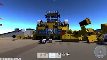 crashing into turrets in terra tech