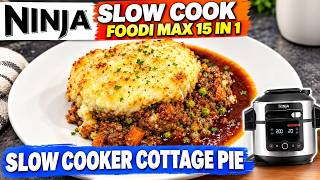 COTTAGE PIE made in the SLOW COOKER | Family Dinner | One-Pot Ninja Foodi Recipe with Cheesy Mash