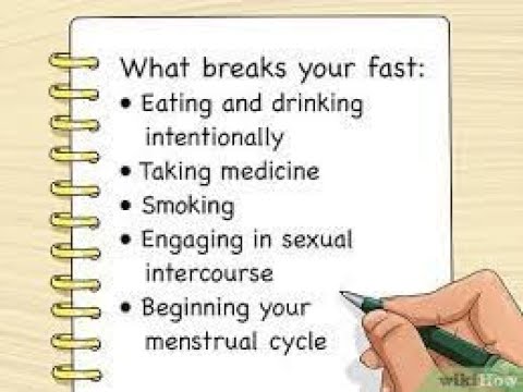 Ramadan & fasting : things that do and don’t break your fast. #ramdan #