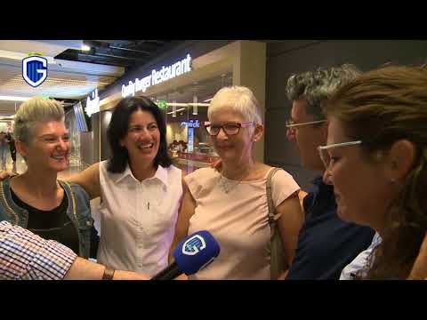 Carmel Busuttil komt aan op de luchthaven van Zaventem. - Carmel Busuttil komt aan op de luchthaven van Zaventem.