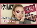 NEW W7 Racy Pressed Pigment Palette Review! AD | Huda Beauty Naughty Dupe | Auroreblogs