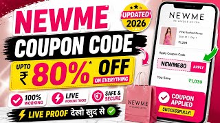 Newme Big Loot ll Myntra coupon code 2026 l myntra offers today l myntra sale 2026 l myntra coupon screenshot 2