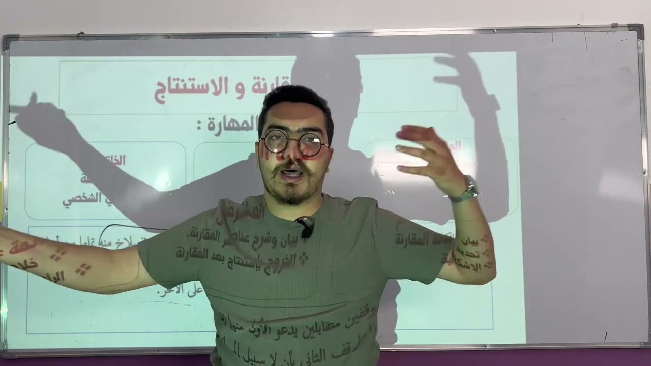 ✅التعبير والانشاء -مهارة المقارنة والاستنتاج-اللغة العربية-الامتحان الجهوي