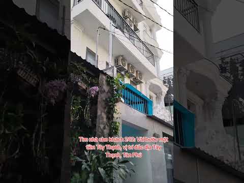 5 FLOORS – CAR BASEMENT – BEAUTIFUL NEW HOUSE FOR SALE, Tay Thanh, Tan Phu District, 4x18m