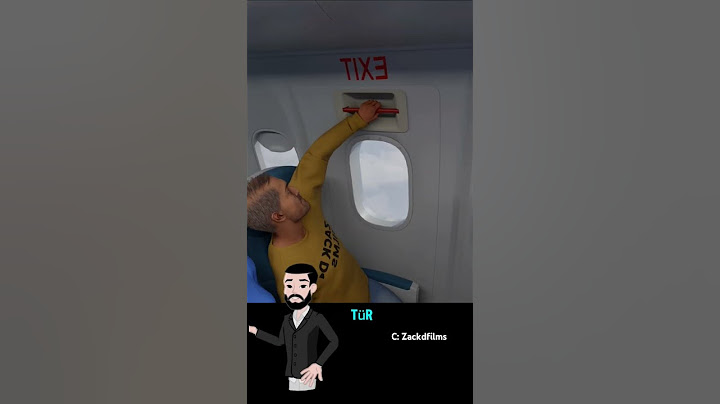 Warum Sie die Notausgangstür im Flugzeug nicht öffnen können!