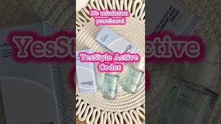 Famous Active YesStyle codes with no minimum purchase 😍 Last hours! Profile