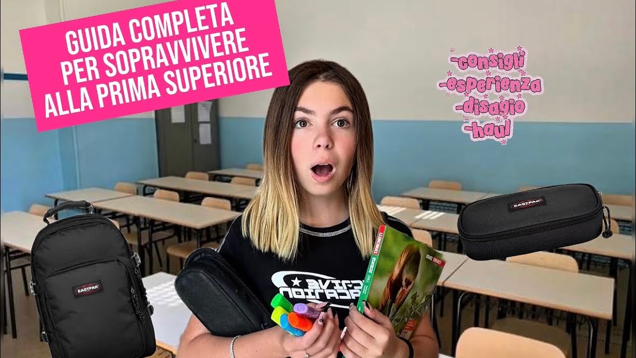 COME SOPRAVVIVERE ALLA PRIMA SUPERIORE (consigli,haul, la mia esperienza)🩷