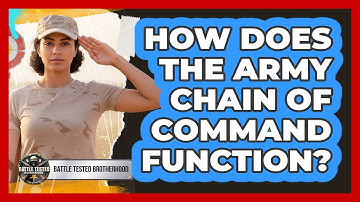 How Does The Army Chain Of Command Function?