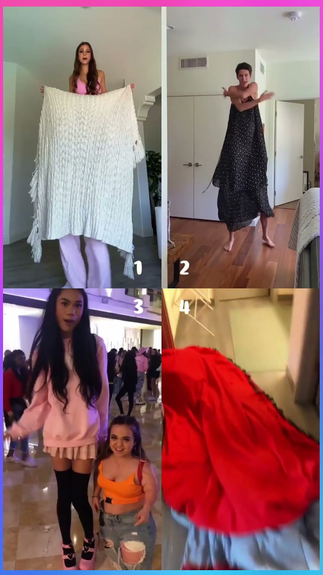 WHY ARE MY LEGS LONG ?? - Brooke x Brent x Misco x Joey #shorts #dance #tiktok #cute #funny #trend