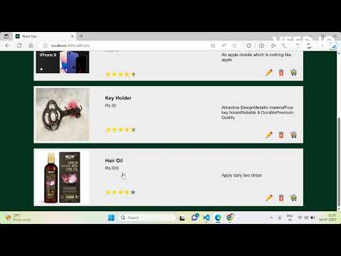 Ecommerce Website || Coding Ninjas || React.js Skill Test