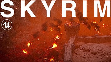 The True Size of Helgen: Skyrim in UNREAL ENGINE 5! [4K]