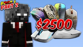 Minecraft Bedwars, but With My $2500 Mouse Collection (PART 2)