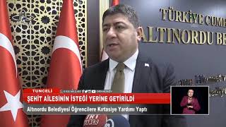 Şehit Ailenin İsteği Yerine Getirildi L Ordu Altaş Tv - 16 Kasım 2020
