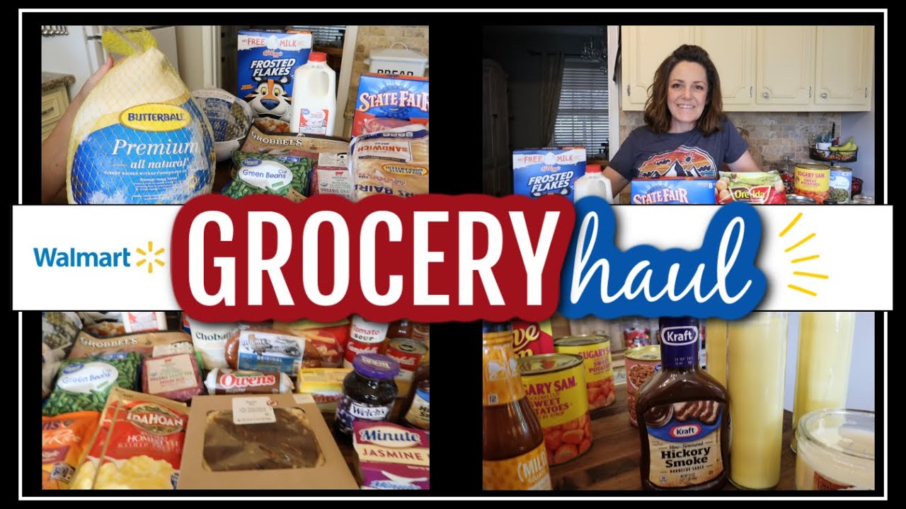 WALMART GROCERY HAUL | WEEKLY HAUL | FOOD PANTRY ITEMS #foodhaul #