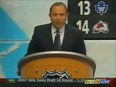 Gary Bettman is Booed at the 2007 NHL Entry Draft